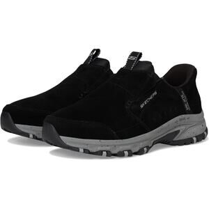 Skechers Men's 9.5 Black Hillcrest Cedar Root Hands Free Slip-In Sneakers LB2-15